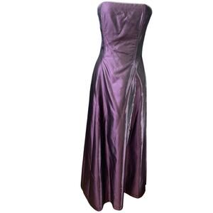 Jessica McClintock purple sparkle long gown‎